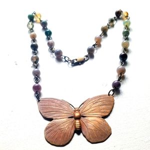 🎄 SALE!! Handmade Butterfly Necklace